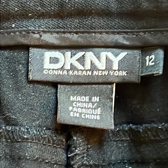 DNKY Donna Karen New York Black Career Pants Size 12 - Picture 10 of 12